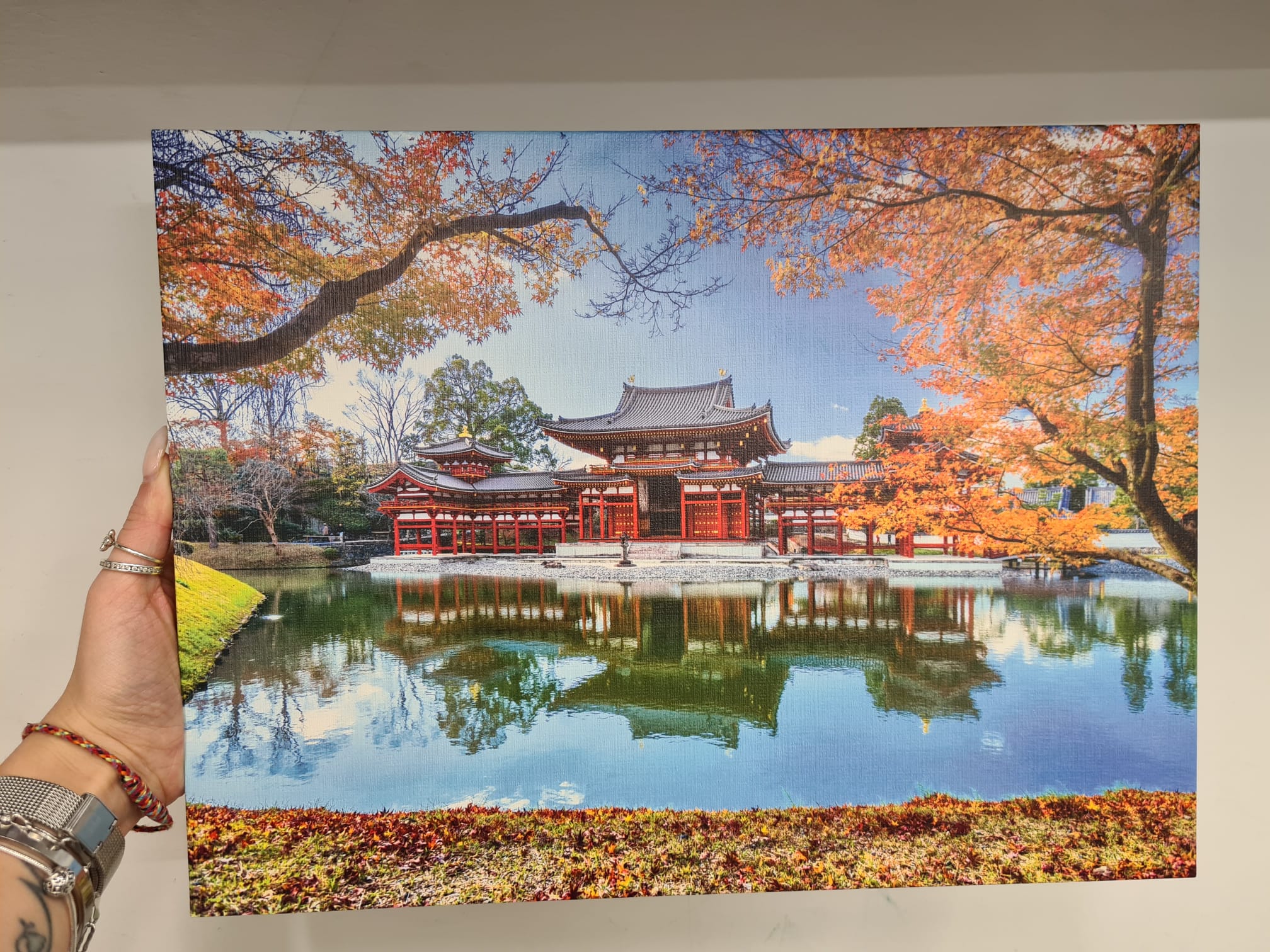Realizzazione Fotoquadro con stampa su Kapatex : effetto tela pittorica