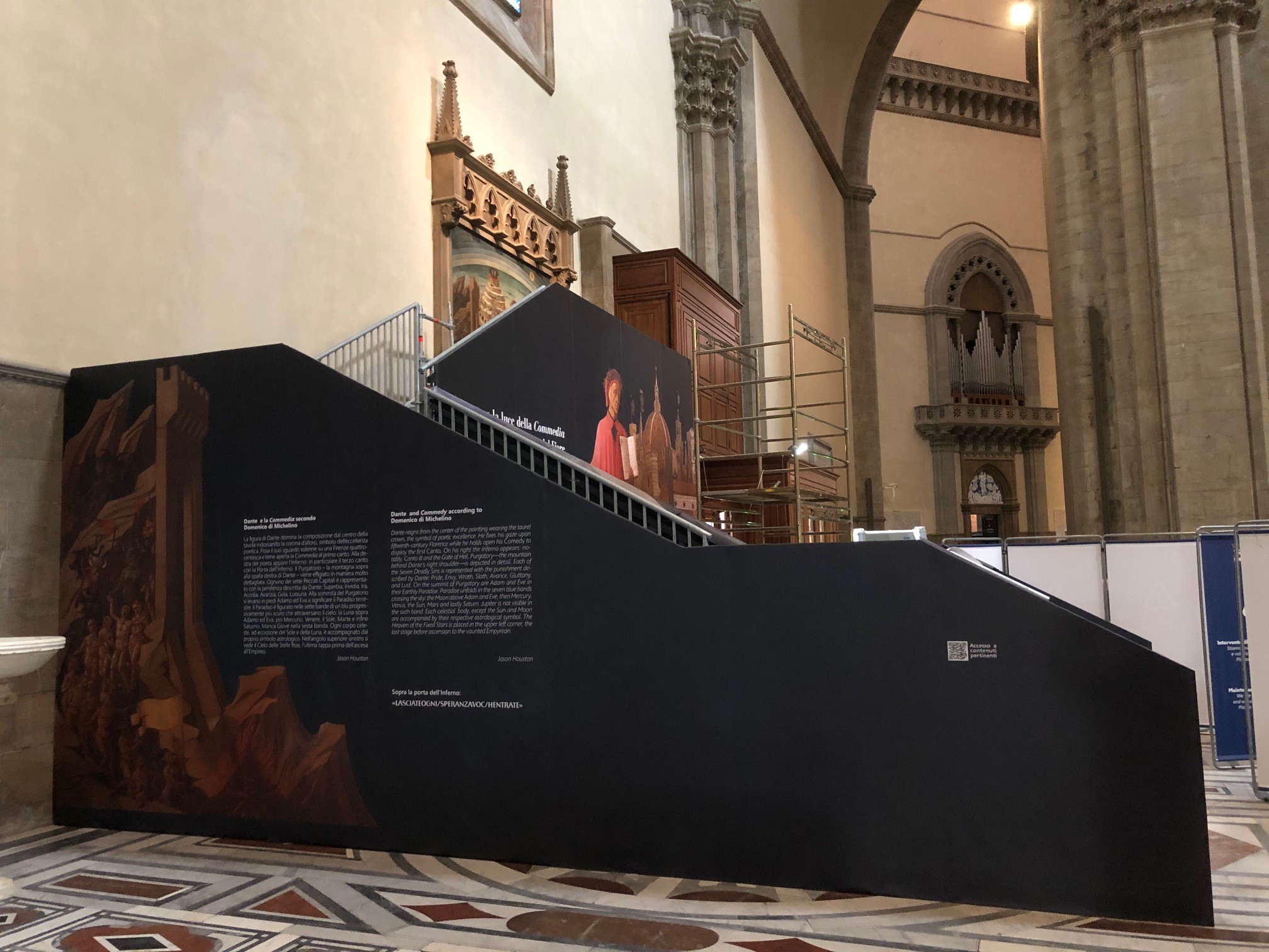 Realizzazione banner PVC per: Copertura Scala Duomo di Firenze