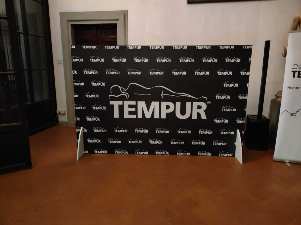 Realizzazione backdrop per evento a Firenze